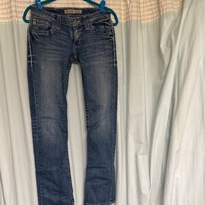Big Star Ultra Low Rise Sz 27 Blue Women's Jeans
